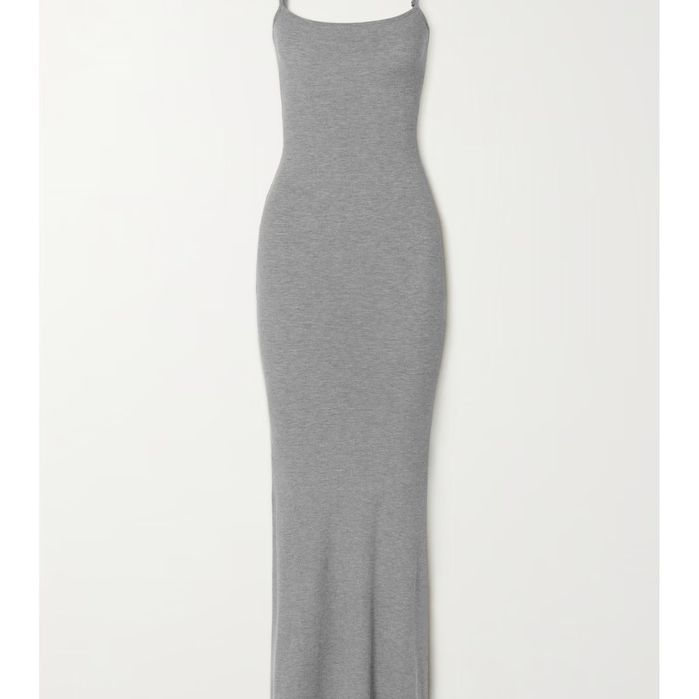 Skims Ribbed Maxi Dress Small